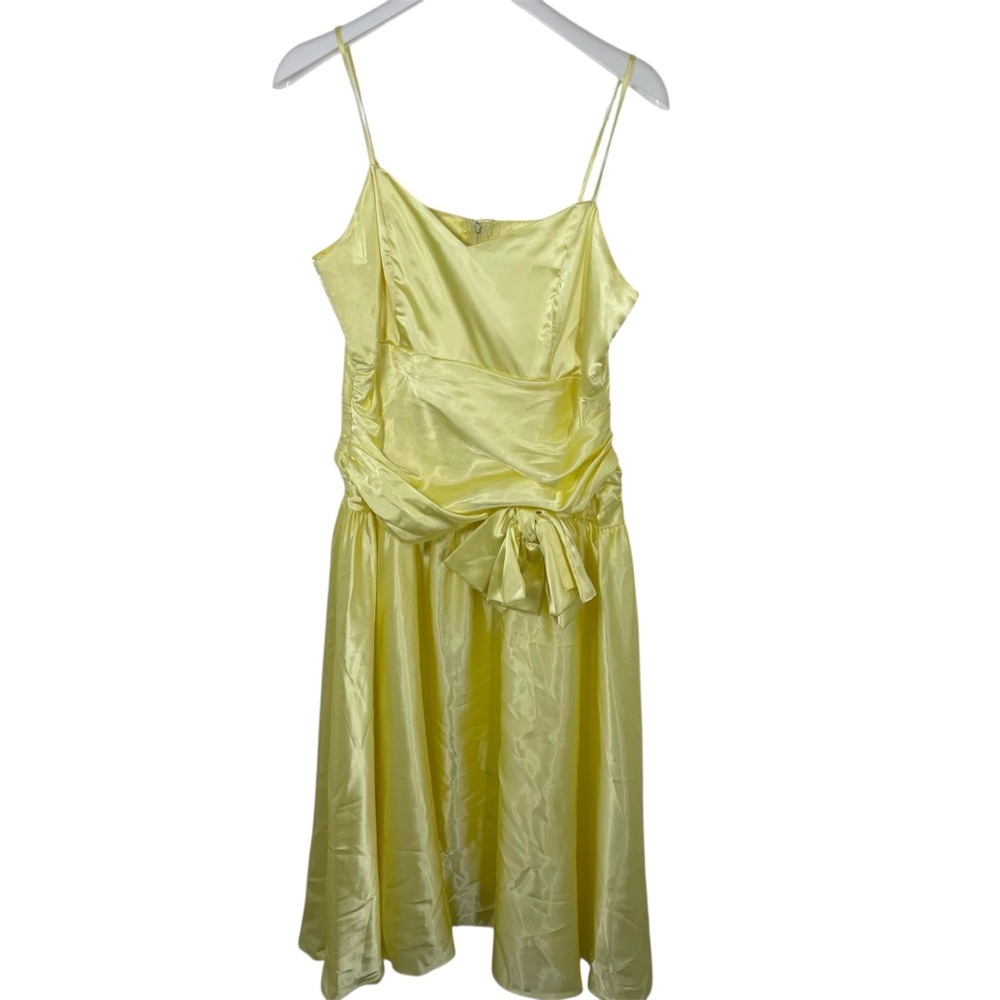 Light Yellow‎ Satin Formal Dress, 8